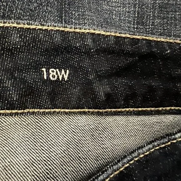 LIVERPOOL Jeans Womens 18W Blue Denim High Rise Straight Leg Stretch - Picture 6 of 9